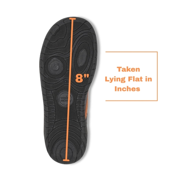 Water Shoes Kids Wonder Nation Orange and Gray Size 3 Adjustable Boys Girls - Picture 9 of 9